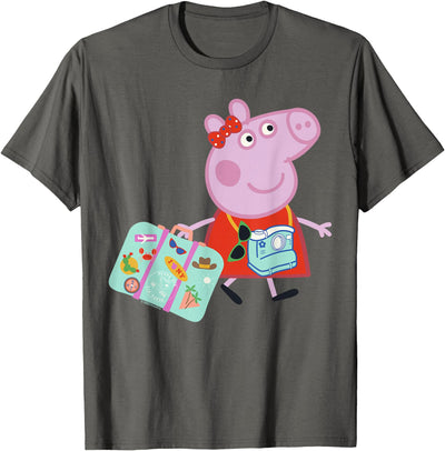 Ready to Travel UK to USA Suitcase Camara Glasses T-Shirt