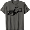 Rabbit Smoking a Pipe T-Shirt in Asphalt Grey