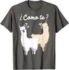 Spanish design | Llama gift | Funny Spanish design Funny Spanish gift, Como Te Llama, Llama design T-Shirt - Asphalt Grey