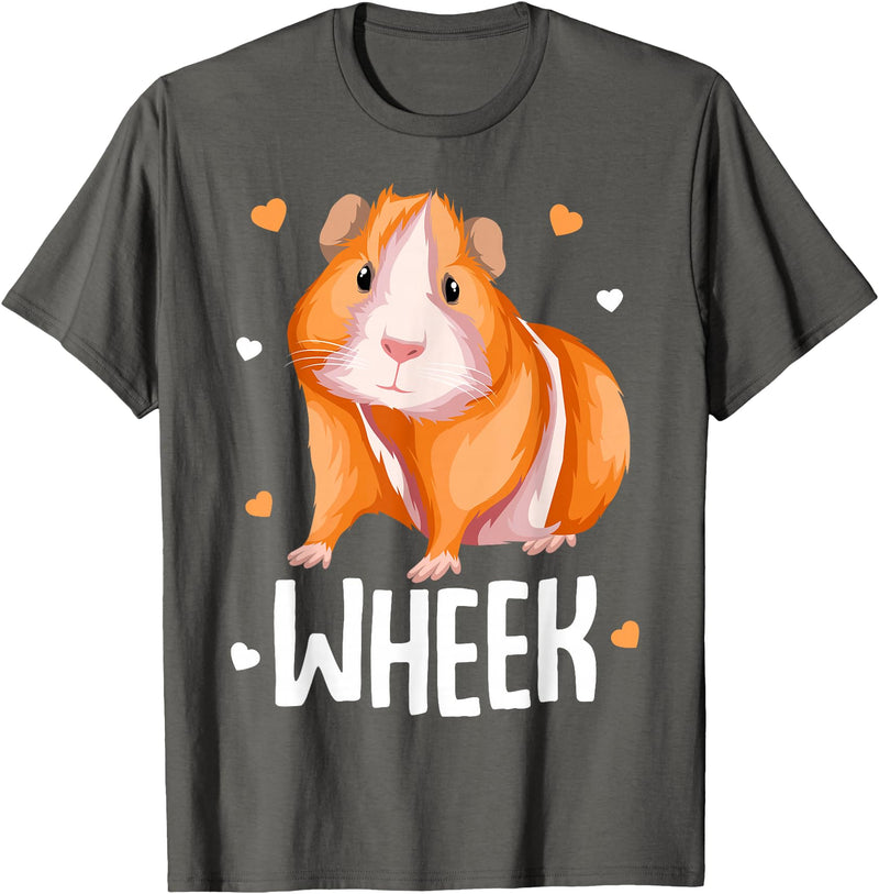 Sweet Baby Guinea Pig Gift For Girls And Women Guinea Pig Wheek Guinea Pig Women Girls T-Shirt - Asphalt Grey