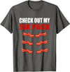 Check Out My Six Pack Bacon Gymer Bodybuilding Watch My Sixpack Funny Bacon Gymer Bodybuilding T-Shirt - Asphalt Grey
