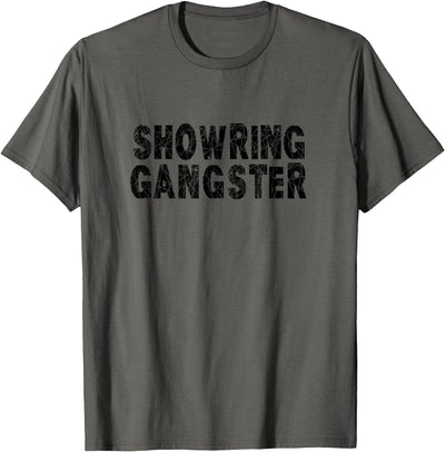 Show Pig Show Steer Gangster T-Shirt