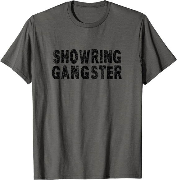 Passion8 Gear Show Pig Show Steer Gangster T-Shirt - Asphalt Grey