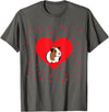 Guinea Pig Accessories & Shirts Guinea Pig Valentine's Day Shirt - Funny Guinea Pig Tshirt T-Shirt - Asphalt Grey
