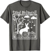 St Melangell Hares Rabbit Owner Catholic T-Shirt in Asphalt Grey