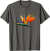 DDD Flowers Bird of Paradise Flower T-Shirt - Asphalt Grey