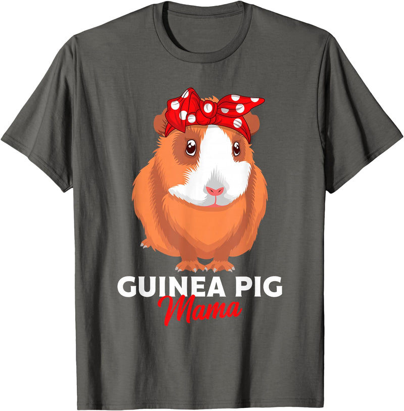 Sweet Baby Guinea Pig Gift For Girls And Women Guinea Pig Mama Guinea Pigs Funny Girls T-Shirt - Asphalt Grey