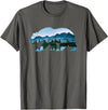 Retro National Park Shirts Bear Vintage National Park Bear Wildlife Mountains T-Shirt - Asphalt Grey