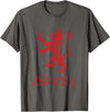 Threadrock Espana Spain Lion Symbol Spanish Spanish Pride T-Shirt - Asphalt Grey