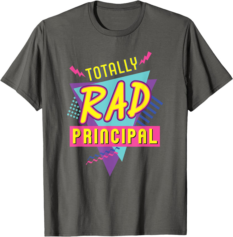 1990's Principal Halloween Lazy Costume Vintage 90's Themed Principal Halloween Lazy Costume Vintage 1990s T-Shirt - Asphalt