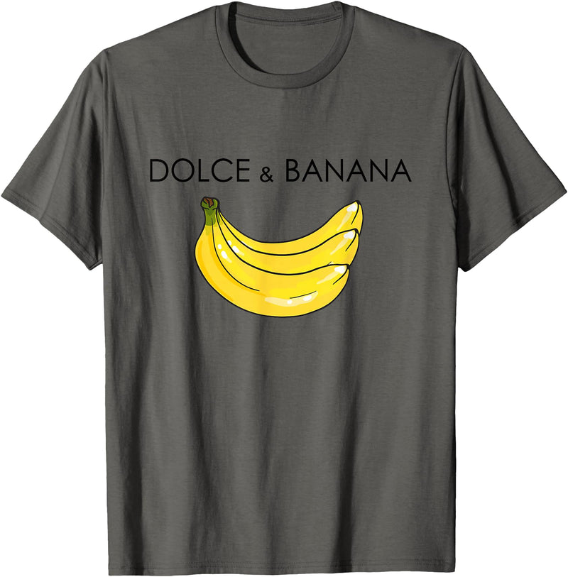 Banana Design costume for Fashion Lover Funny Banana Graphic Humor Sarcasm Fashion Trend T-Shirt - Asphalt Grey