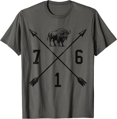 Cow 716 Area Code Buffalo New York Pride T-Shirt