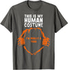 Halloween Costume by Marcus4 Tees Co. This Is My Human Costume I'm Really A Toad Halloween Kids T-Shirt - Asphalt Grey