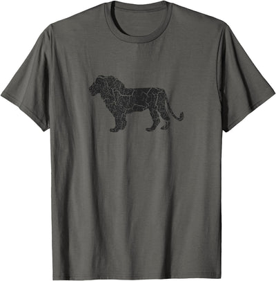 Distressed Lion - Vintage Lion T-Shirt