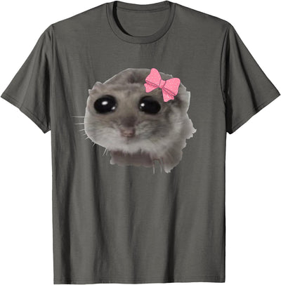 Coquette Sad Hamster Meme Crying T-Shirt