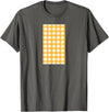 Buffalo Plaid and Checkered Squares Yellow Checkered Square Buffalo Plaid T-Shirt - Asphalt Grey