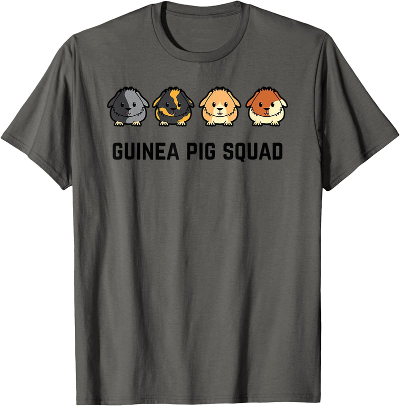 Funny Sarcastic Ironic Quotes & Sayings Cute Cavy Guinea Pig Rodent Team Squad T-Shirt - Asphalt Grey