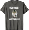 What Cookies Dwarf Hamster Funny Meme T-Shirt - Asphalt Grey
