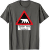 Svalbard T-Shirt Co. Svalbard Polar Bear Sign | Gjelder hele Svalbard | Norway T-Shirt - Asphalt Grey