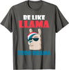 LLama Gifts & Accessories Be like Llama zero Drama Alpaca Llama T-Shirt - Asphalt Grey