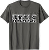 Cow Print Designs for the whole Family Uncle Cow Pattern Cow Print T-Shirt - Asphalt Grey