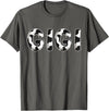 Cow Pattern Print Family Matching Birthday Shirts Cow Gigi Birthday Family Matching Mothers Day Boy Girl Farm T-Shirt -