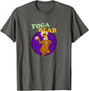 Fancy Getup Yoga Bear Funny Yogi Yoga Workout T-Shirt - Asphalt Grey