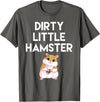 Dirty Little Hamster Cute Hamster Picture T-Shirt - Asphalt Grey