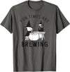 Peanuts Halloween Fun Times are Brewing T-Shirt - Asphalt Grey