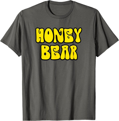 Classic 70s Retro Vintage Hippie Honey Bear T-Shirt