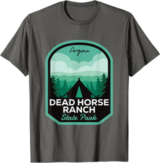 Dead Horse Ranch State Park AZ Merch Dead Horse Ranch State Park AZ Camping T-Shirt - Asphalt Grey