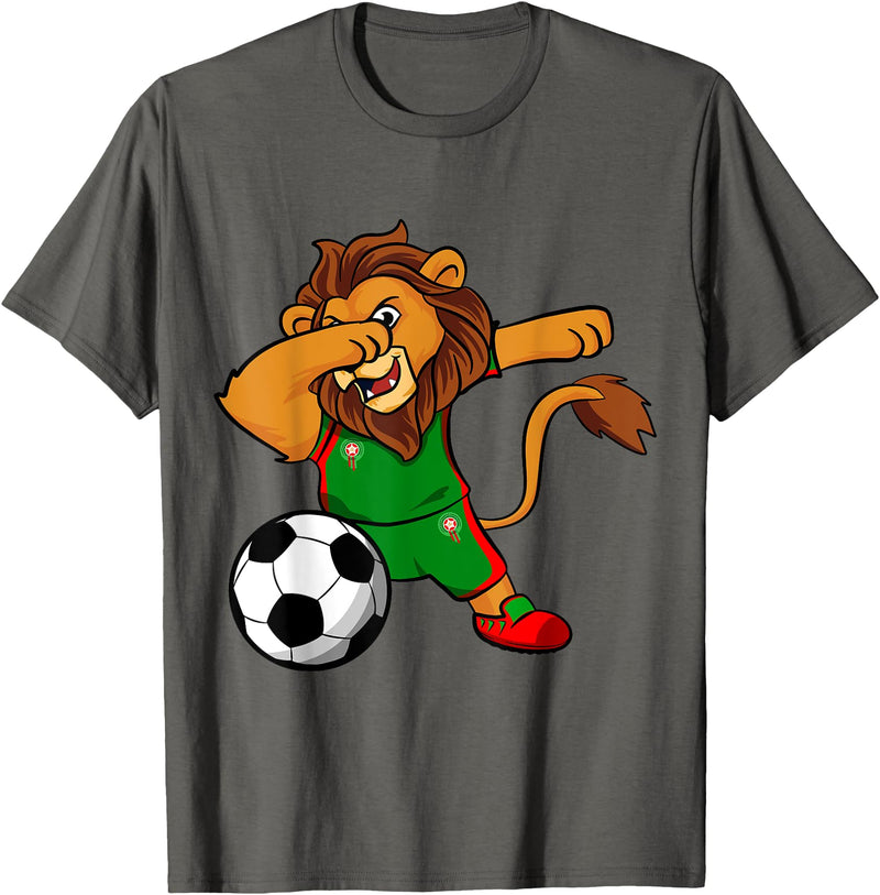 Lovers Maroc Berber culture Morocco Royal Lion for moroccan football lovers T-Shirt - Asphalt Grey