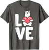 Cute Polar Bear Gifts And Tees I Love Polar Bears T-Shirt - Asphalt Grey