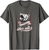 Not Quite Right California Über Alles with Roaring Grizzly Bear T-Shirt - Asphalt Grey