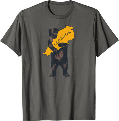 Bear hugging Lebanon (based on California design) T-Shirt