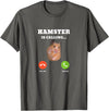 Hamster Meme is Calling T-Shirt - Asphalt Grey