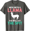 LLama Gifts & Accessories With a llama you get the spit alpaca llama T-Shirt - Asphalt Grey
