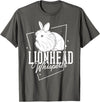 Lionhead Rabbit Gift Bunny Funny T-Shirt in Asphalt Grey