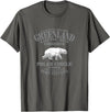 Port Stevens P.S.75 Design Greenland Polar Bear T-Shirt - Asphalt Grey