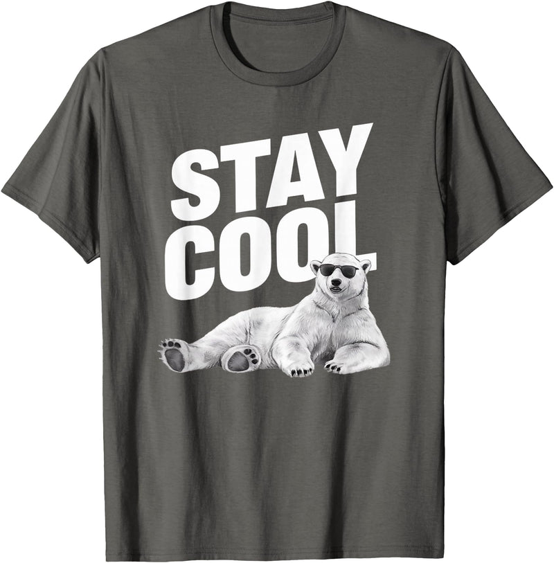 Tennessee Merchant Stay Cool Polar Bear T-Shirt - Asphalt Grey