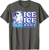 Save Our Cuddly Snow BEars Ice Ice Baby Polar Bears T-Shirt - Asphalt Grey