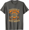 Happiness is a big fish and a witness T-Shirt - Asphalt Grey