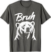 Polar Bear Bruh Meme Funny Co Bruh Funny Polar Bear Meme Dog Lover Men Women T-Shirt - Asphalt Grey
