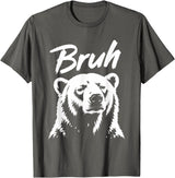Bruh Polar Bear Meme Face T-Shirt