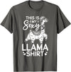 Funny Alpaca Llama Quotes This is my sexy Llama shirt Llama Funny Alpaca T-Shirt - Asphalt Grey