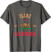 Ojai California CA Designs Ojai California T-Shirt - Asphalt Grey