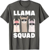 Funny Llama Gift Llama Lover Accessories & Stuff Funny Llama Design For Men Women Llama Alpaca Farm Animal T-Shirt - Asphalt Grey