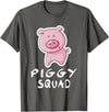 Super Pig Love Shirts Piggy Squad Cute Farm Animal Lover Adult & Toddler T-Shirt - Asphalt Grey