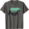 Grizzly Bear - Outdoor Apparel Bear Forest Nature Grizzly Hiking Outdoor Hunting Gift T-Shirt - Asphalt Grey