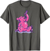 Drunk Gummy Bear - Funny Drinking Illustration Humor Alcohol T-Shirt - Asphalt Grey